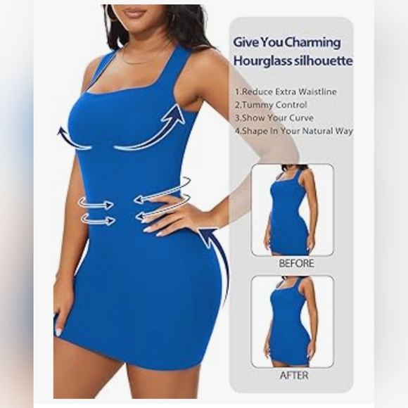 Dresses & Skirts - NWT Built In Shapewear Mini Dress XXL